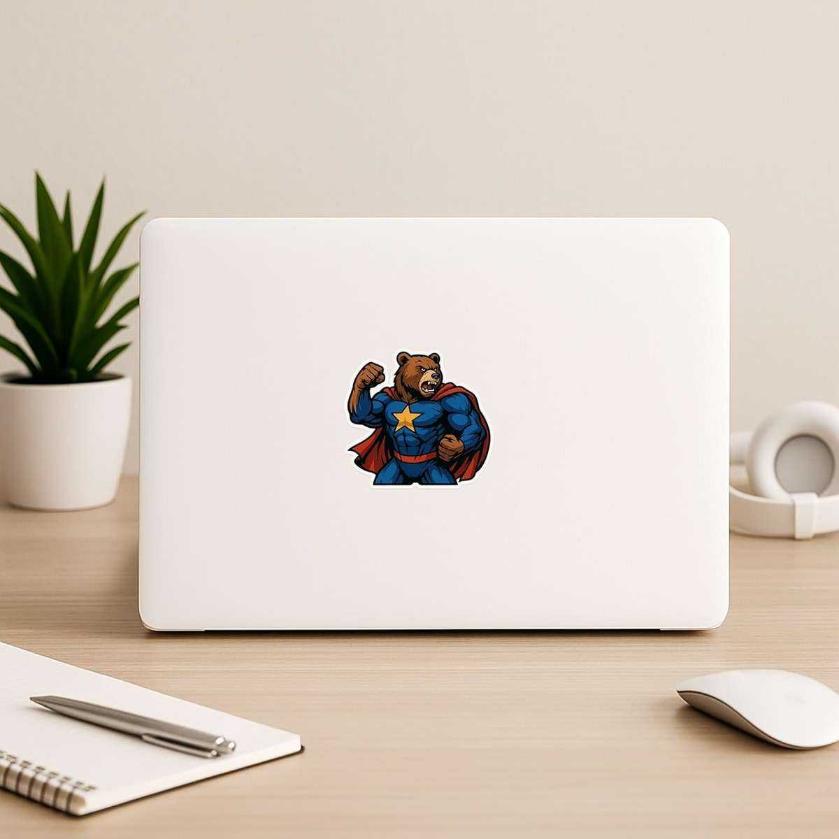 Ursa Major American Superhero Sticker (3.25" x 3") - Image 2