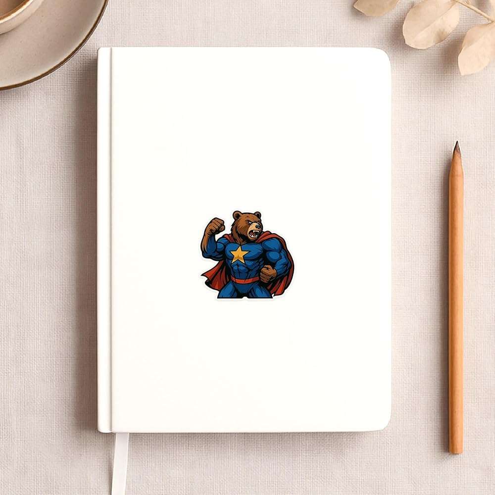 Ursa Major American Superhero Sticker (3.25" x 3") - Image 5