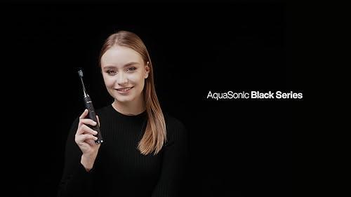 Aquasonic Black Series Ultra Whitening Toothbrush – ADA Accepted Electric Toothbrush- 8 Brush Heads & Travel Case – 40,000 VPM Electric Motor & Wireless Charging - 4 Modes w Smart Timer - Image 8
