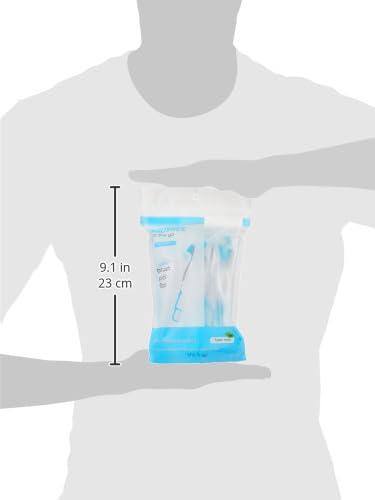 Brushee - The Evolution of Oral Care | 4-in-1 Tool (Paste + Brush + Floss + Pick) | Individually Wrapped | Disposable | Prepasted Travel Toothbrushes | Small Adult Toothbrush - (24-Pack) - Image 10