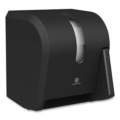 Georgia-Pacific Push Paddle Roll Paper Towel Dispenser by GP PRO, 54338A, Black - Image 4