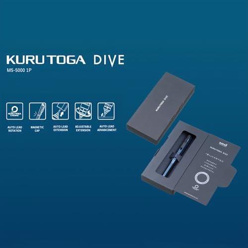 Generic KURUTOGA DIVE M5-5000 1P Twilight Orange Mechanical Pencil 0.5mm Pencil Stationery - Image 9