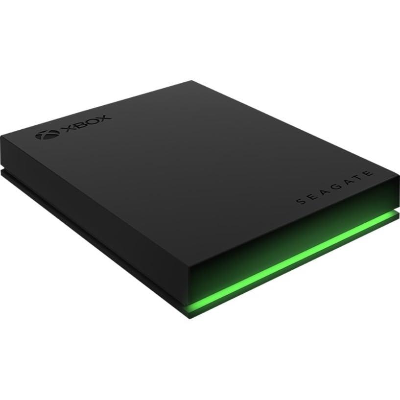 Seagate Game Drive for Xbox 2TB External Hard Drive Portable HDD - USB 3.2 Gen 1, Black with built-in green LED bar , Xbox Certified, 3 year Rescue Services (STKX2000400) - Image 4
