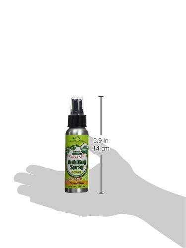 US Organic Mosquito Repellent Anti Bug Outdoor Pump Sprays, USDA Certification, Cruelty Free, Proven Results by Lab Testing, Deet-Free (2 oz Travel Size) - Image 8