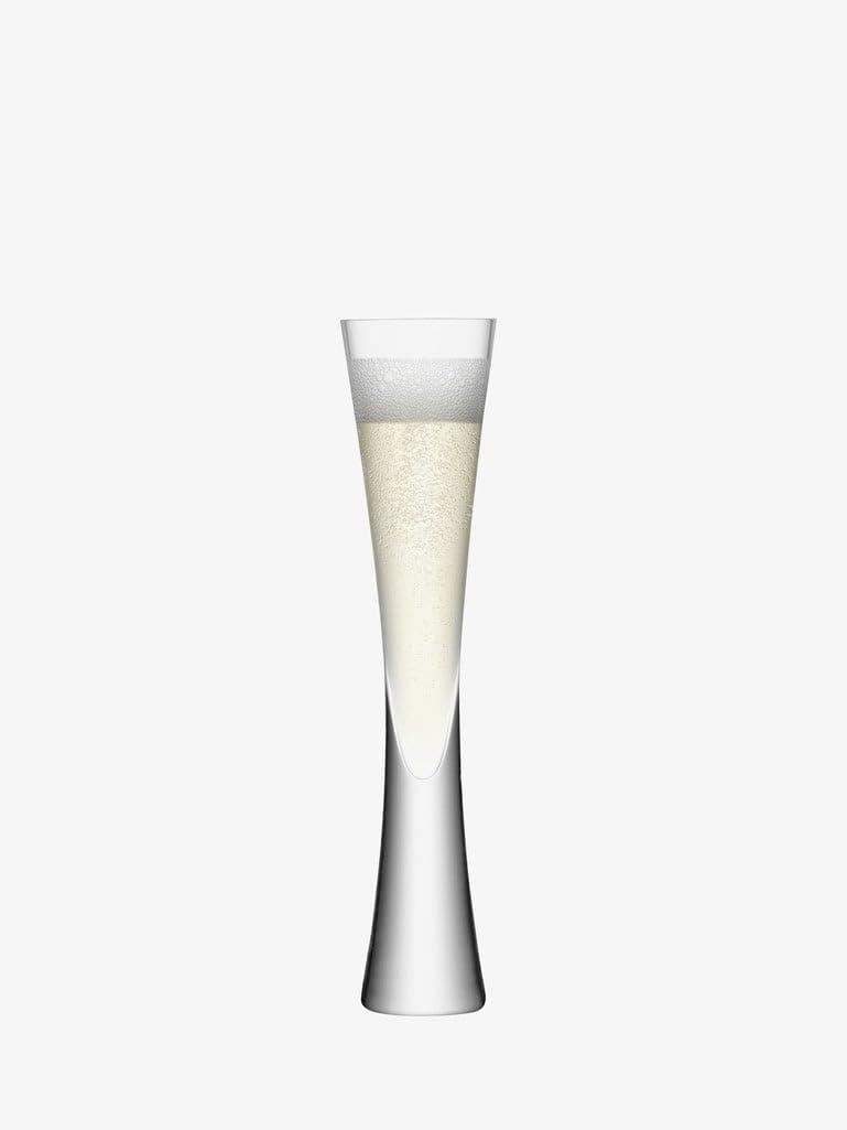 LSA International Moya Grand Champagne Serving Dual Ice Bucket and Flutes 6 oz, Set of 13, Luxury Elegant Curved Mouth Blown Glassware - Image 5