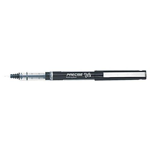 Pilot, Precise V5, Capped Liquid Ink Rolling Ball Pens, Extra Fine Point 0.5 mm, Black, Pack of 4 - Image 4