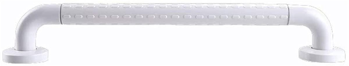 Suuim Grab Bars for Bathtubs and Showers, Grab Bar Bathroom handrails for The Elderly Safety Handles Barrier-Free Bathroom Shatter-Resistant Handles Toilet (White 43cm)