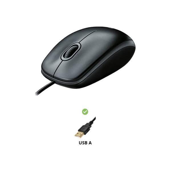 Logitech B100 Optical USB Mouse,Black - Image 2