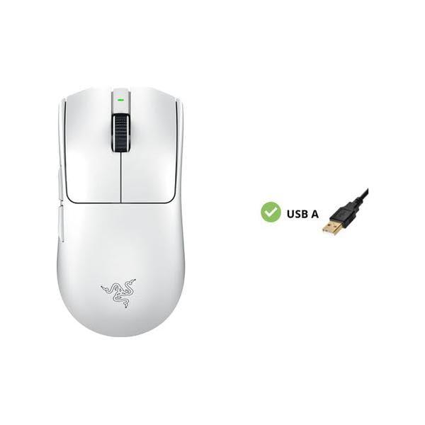 Razer Viper V3 Pro Wireless Esports Gaming Mouse: Symmetrical - 55g Lightweight - 8K Polling - 35K DPI Optical Sensor - Gen3 Optical Switches - 8 Programmable Buttons - 95 Hr Battery - White - Image 3