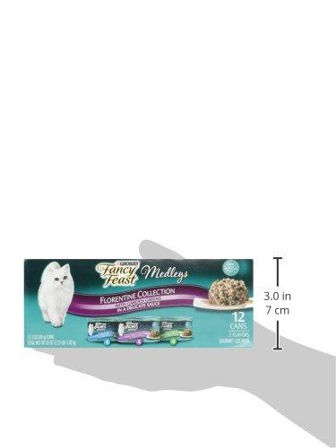 Purina Fancy Feast Wet Cat Food Medleys Florentine Wet Cat Food Variety Pack - (2 Packs of 12) 3 oz. Cans - Image 3