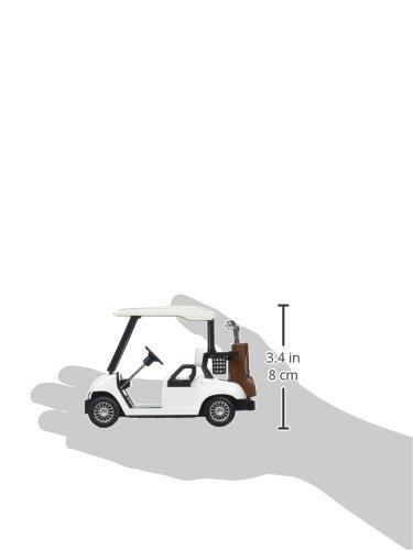 KinsFun - Golf Cart 4½" Die Cast Metal Model Pullback Action Toy (No Decal) - Image 2
