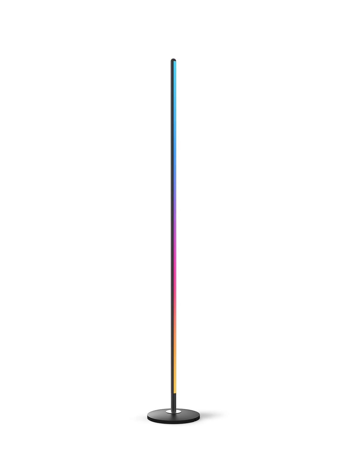 Govee RGBIC Floor Lamp, LED Corner Lamp Works with Alexa, 1000 Lumen Smart Modern Floor Lamp with Music Sync and 16 Million DIY Colors, Color Changing Standing Lamp for Bedroom Living Room Black - Image 9