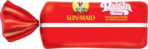 Sun-Maid Cinnamon Swirl Raisin Bread, Cinnamon Raisin Bread, 16 oz Loaf - Image 13