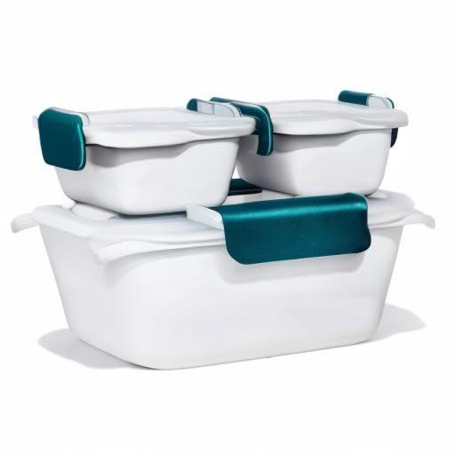 OXO Good Grips Prep & Go 20 Piece Set | Leakproof Food Storage | Ideal for leftovers, meal prep and work lunches | BPA Free | Microwave Safe | Dishwasher Safe | Freezer Safe | Odor and Stain Resistant - Image 11