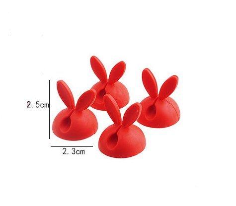 WOIWO 12PCS Desktop Cable Organizer for Electrical Computer Charging Mouse Cord Holder (Random Color) - Image 2