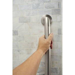 Moen Bathroom Safety 24-Inch Shower Grab Bar with Concealed Screws for Elderly or Handicapped, R8924P - Image 4