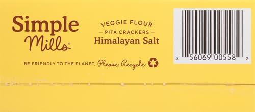 Simple Mills Veggie Pita Crackers, Himalayan Salt - Gluten Free, Vegan, Healthy Snacks, Paleo Friendly, 4.25 Ounce (Pack of 1) - Image 10
