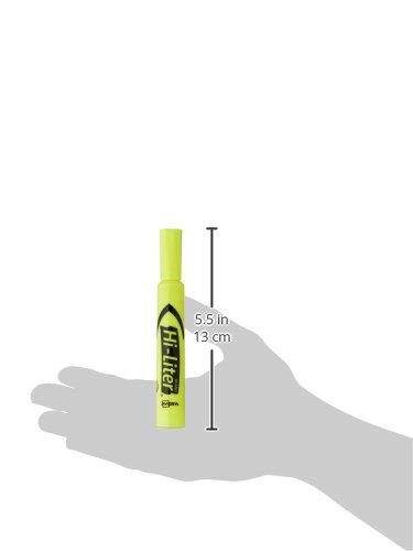 Avery Hi-Liter Desk-Style Highlighters, Smear Safe Ink, Chisel Tip, 12 Fluorescent Yellow Highlighters (24000) - Image 3