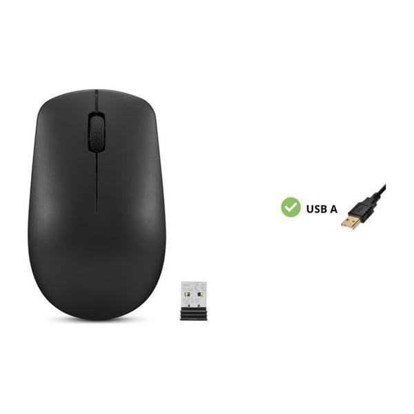 Lenovo 530 Wireless Mouse – Full Size Computer Mouse for PC, Laptop, Windows Computer - 2.4 GHz Nano USB Receiver - Ambidextrous Design - 12 Months Battery Life – Cordless - Image 3