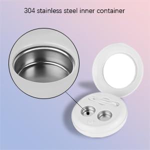 Ultrasonic Contact Lens Cleaner Machine Portable with Type-C USB Cable for Disposal Soft Lens/Hard Lens/Contact Lens/Colored Lens/RGP Lens/OK Lens - Image 2