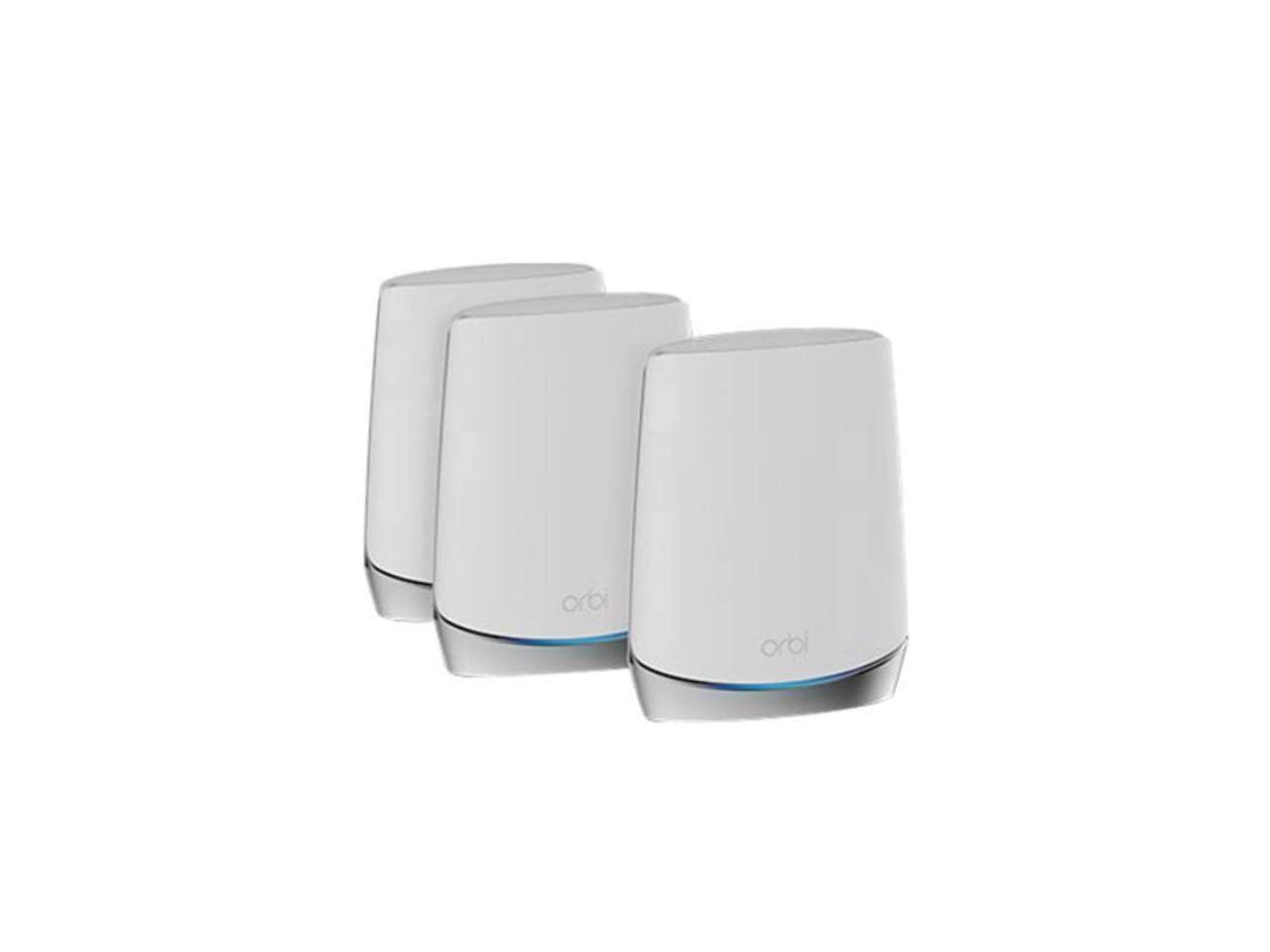 NETGEAR Orbi Whole Home Tri-band Mesh WiFi 6 System (RBK753) – Router with 2 Satellite Extenders | Coverage up to 7,500 sq. ft. and 40+ Devices | AX4200 (Up to 4.2Gbps)