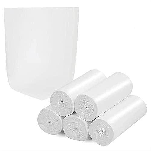 8 Gallon Compostable Trash Bags Inwaysin Tall Kitchen Garbage Bags Recycling Unscented Strong Wastebasket Bin Liners Medium Trash Can Liners for Bathroom,Bedroom,Office,Car (White)