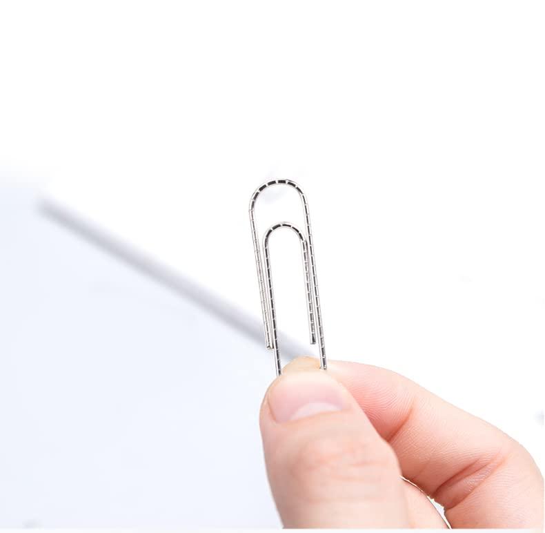 PAPERPAL #1 Nonskid Paper Clips, 600 Medium Paperclips for Office School & Personal Use, Daily DIY, 1-2/7" Silver Heavy Duty Non-Skid Paper Clip Standard Size(6 Boxes of 100 Each) - Image 7