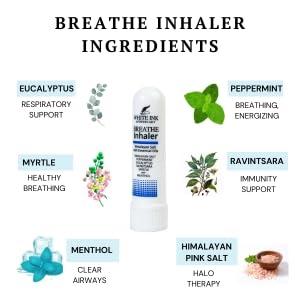 White Ink Breathe | Natural Essential Oil Inhaler Eucalyptus Peppermint | Congestion | Allergy | Focus | Aromatherapy Sinus Relief (1) - Image 5