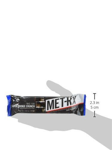 MET-Rx Big 100 Protein Bar, Meal Replacement Bar, 32G Protein, Super Cookie Crunch, 9 Bars (Pack of 1) - Image 8