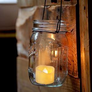 Yakpo 12 Pack 1.5" x 1.2" Flameless Tea Lights Battery Operated, Flickering LED Tealights Votive Outdoor Electric Flicker Light Fake Candles Bulk for Halloween Wedding Party Home Decorations (36) - Image 9