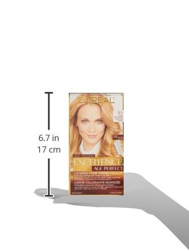 L'Oreal Paris Excellence Age Perfect Layered Tone Flattering Color, 8N Medium Natural Blonde Set (Packaging May Vary) - Image 9