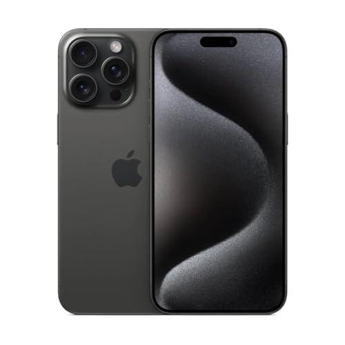 Apple iPhone 15 Pro Max, 256GB, Black Titanium - Unlocked (Renewed Premium)