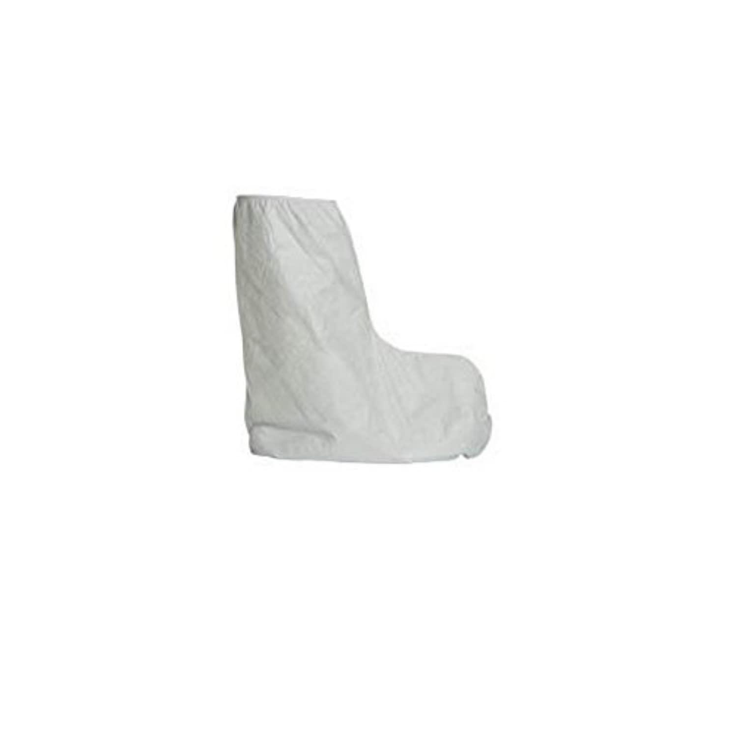 DuPont TY454SWH00010000 Tyvek TY454SWH 18" Boot Covers with Elastic Top, White, One Size Fits Most (Pack of 50)
