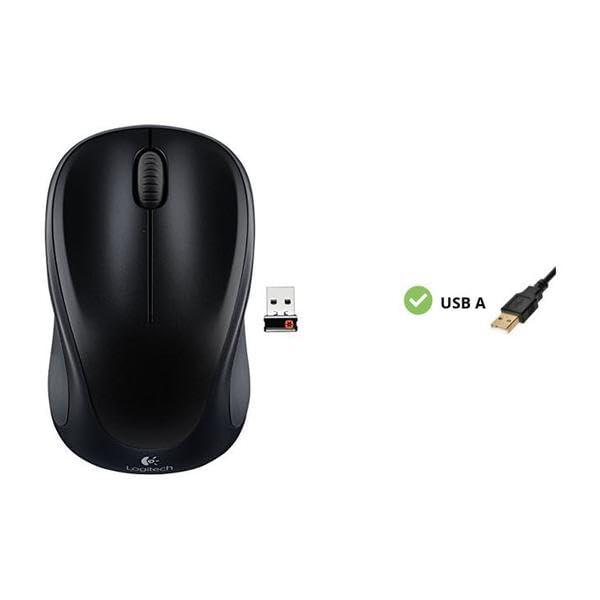 Wireless Mouse M317 with Unifying Receiver - Black (Certified Refurbished) - Image 3