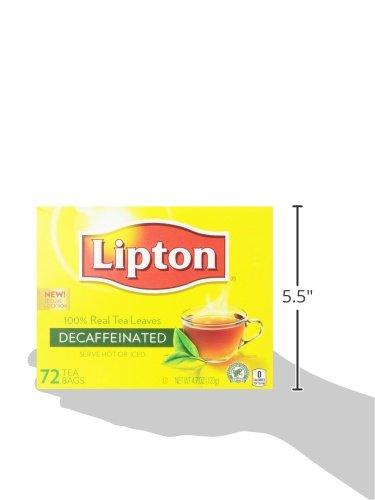 Lipton Tea Bags For a Delicious Beverage Decaffeinated Black Tea Caffeine-Free and Made With Real Tea Leaves 75 Tea Bags - Image 11