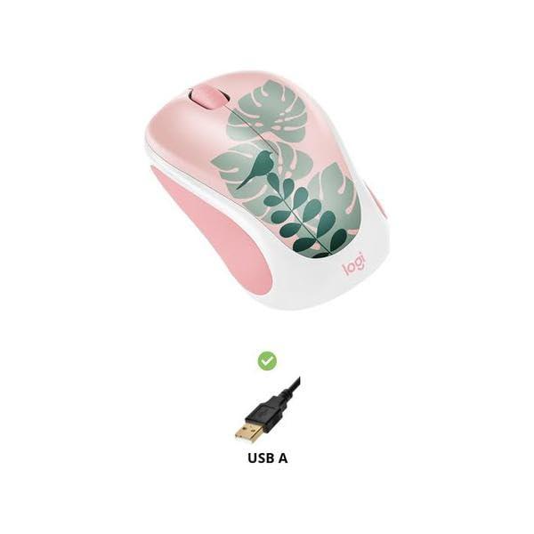 Logitech - Design Collection Limited Edition Wireless Compact Mouse with Colorful Designs - Chirpy Bird - Image 3