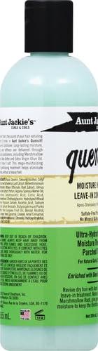 Aunt Jackie's Curls and Coils Quench Moisture Intensive Leave-In Hair Conditioner for Natural Curls, Coils and Waves, Enriched with Shea Butter, 12 oz - Image 15