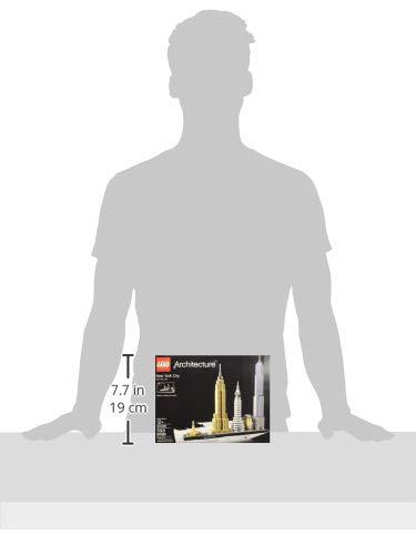 LEGO Architecture New York City 21028, Build It Yourself New York Skyline Model Kit for Adults and Kids (598 Pieces),Multicolor - Image 3