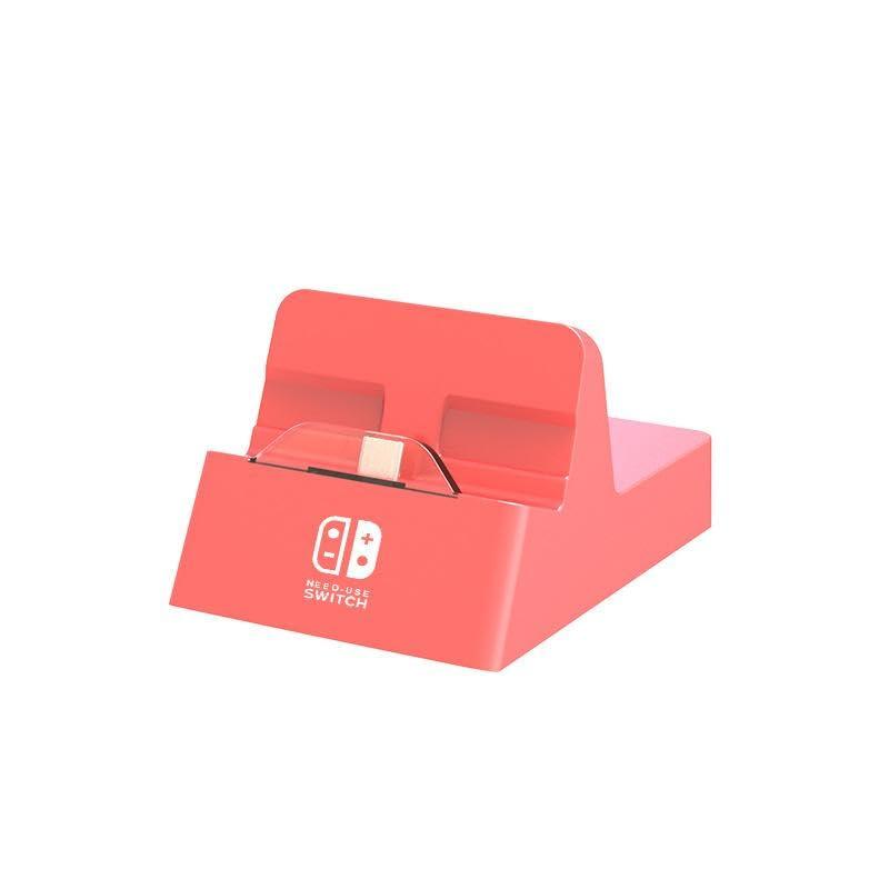 G-STORY Switch Game Console Video Converter HDMl to TV Base NS Portable USB-C Type-c Charging Base Accessories Smartphone (RED) - Image 6