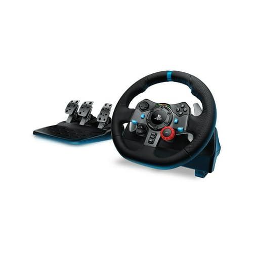 Logitech G29 Driving Force Racing Wheel and Floor Pedals, Real Force Feedback, Stainless Steel Paddle Shifters, Leather Steering Wheel Cover for PS5, PS4, PC, Mac - Black - Image 4