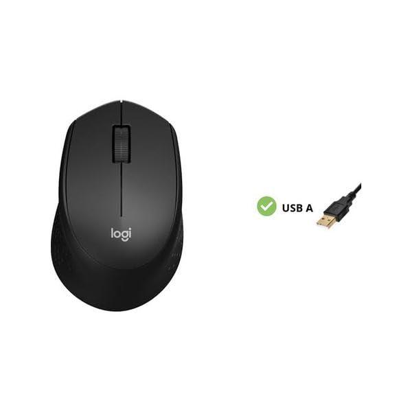 Logitech M331 Silent Plus Wireless Mouse- Black - Image 3