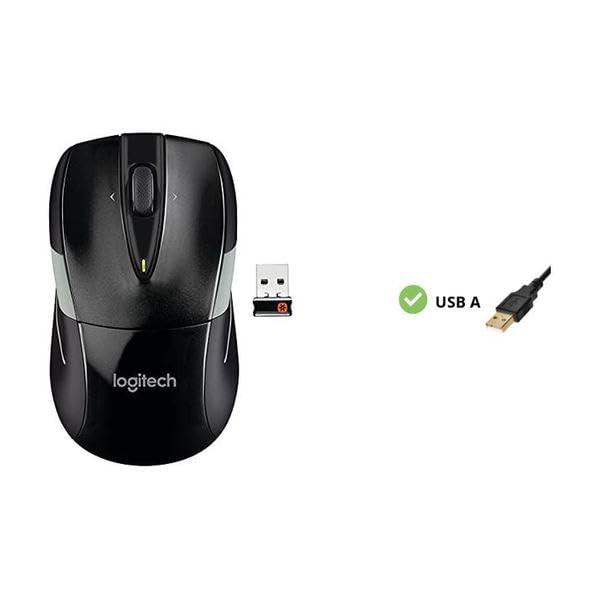 Logitech M525 Wireless Mouse, Black/Gray - Image 3