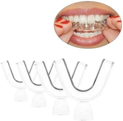 4Pcs Transparent Mouth Guard Silicone Grinding Guard Teeth Whitening Tray Sleeping Gum Shield for Sports Bruxism Bite Guard Easy to Use,Teeth Grinding Guards, Health and Household, Oral Pain Relief - Image 5