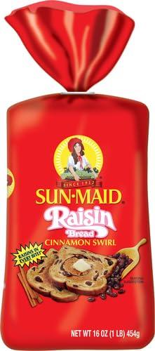 Sun-Maid Cinnamon Swirl Raisin Bread, Cinnamon Raisin Bread, 16 oz Loaf - Image 15