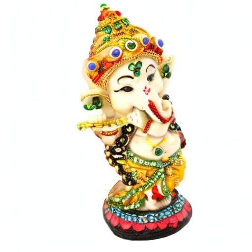 TIED RIBBONS Ganesh Statue | 5.5 inch | Ganesha Idol for Table Desktop, Indian God Idol Diwali Gifts | Ganesh Chaturhti Decoration | Indian God Idol Return Gifts | Ganesha Statues for Car Dashboard - Image 8