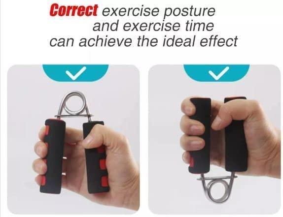 BOOMIBOO Hand Grip Strengthener, Hand Soft Foam Manual Exerciser, Rapid Increase of Wrist, Forearm and Finger Strength Exercise Equipment, 2 Pack - Image 4