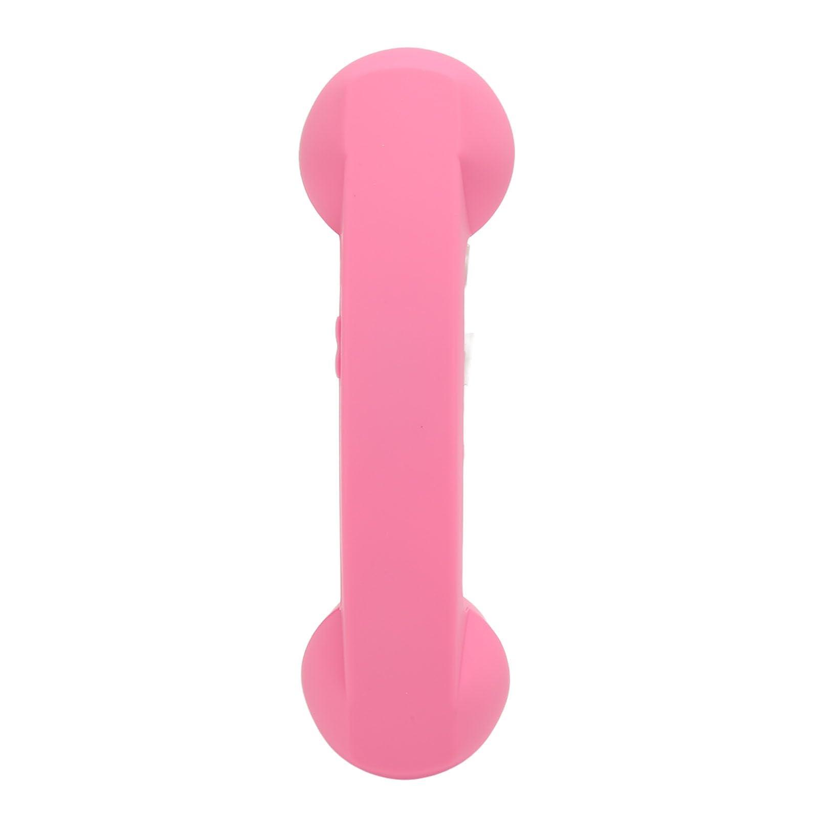 Retro Telephone Handset, Mobile Phone Radiation Proof Telephone Handset Receiver for a Mobile Phone with Comfortable Call (Pinks) - Image 5