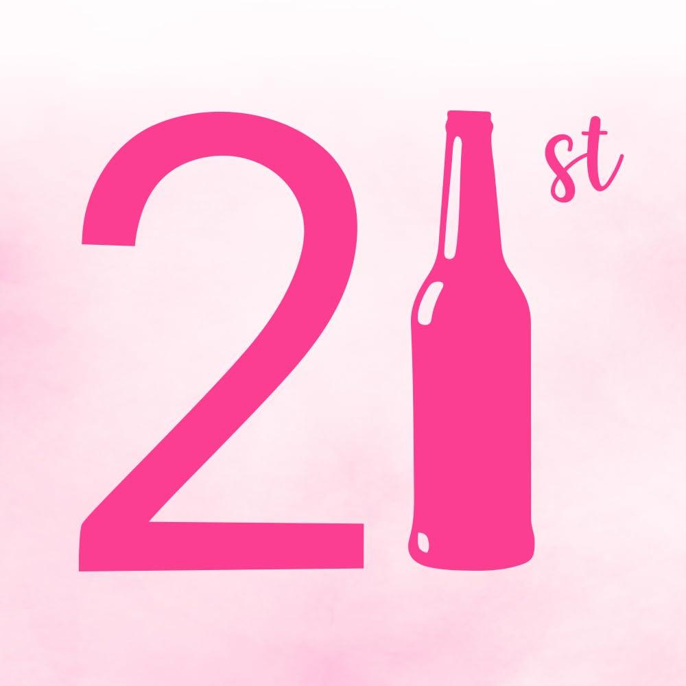 Fluxflix 21st Birthday Gifts for Her, 21st Birthday Gifts for Women/Daughter, 21 Year Old Birthday Gifts for her, Gifts for 21st Birthday Female, 21st Birthday Gift Ideas Blanket 60"X50" - Image 8
