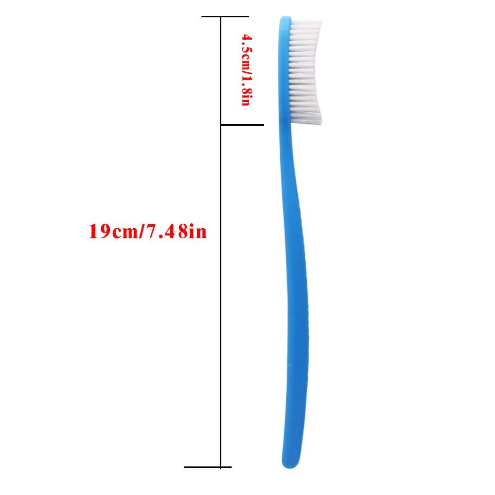 DR PEFECT Extra Hard & Firm Toothbrush Large Long Head Whitening Teeth Pack of 4 - Image 6
