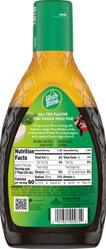Wish-Bone Balsamic Vinaigrette Dressing, 15 FL OZ - Image 2